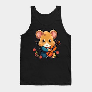 Hamster Playing Violin Tank Top